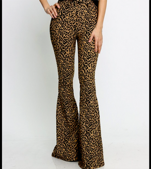 Leopard Bell Bottom