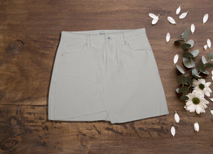 A-LINE SKIRT WHITE