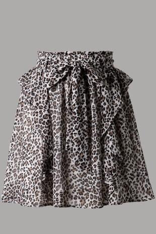 Animal Print Skirt